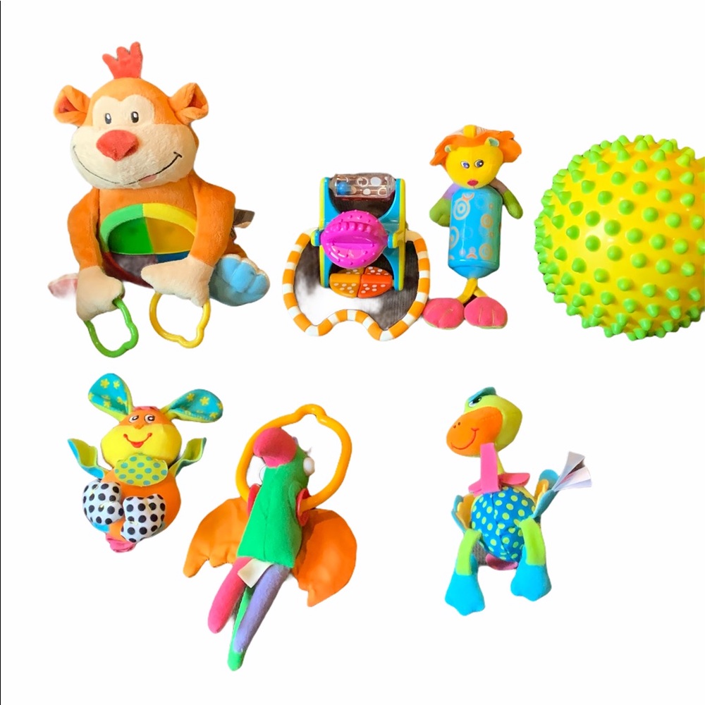Tiny Love Infant Developmental Toys group of 7